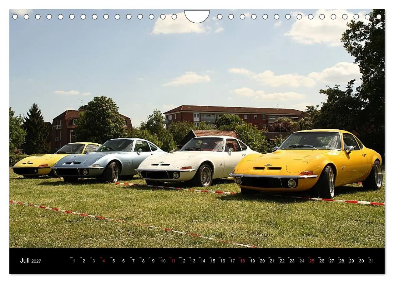 Bild: 9783594022238 | Opel GT Der Kalender (Wandkalender 2027 DIN A4 quer), CALVENDO...