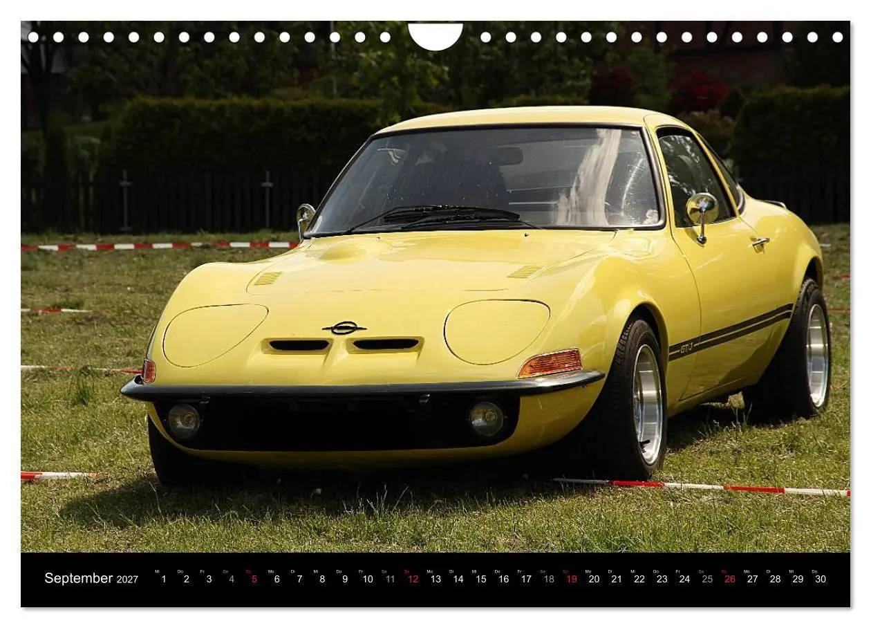 Bild: 9783594022238 | Opel GT Der Kalender (Wandkalender 2027 DIN A4 quer), CALVENDO...