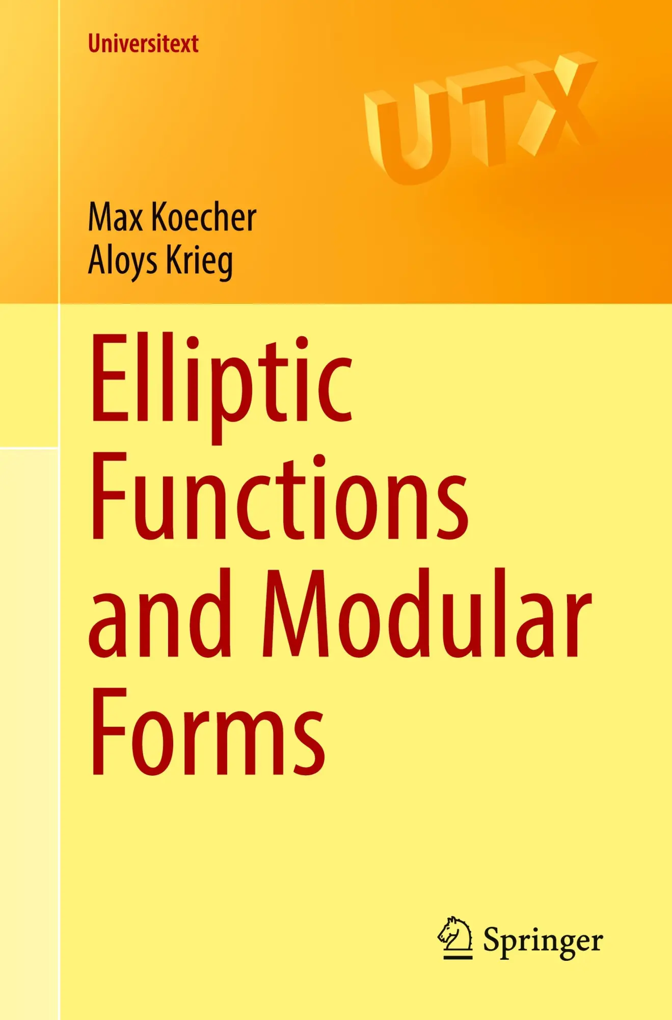 Cover: 9783662712238 | Elliptic Functions and Modular Forms | Aloys Krieg (u. a.) | Buch