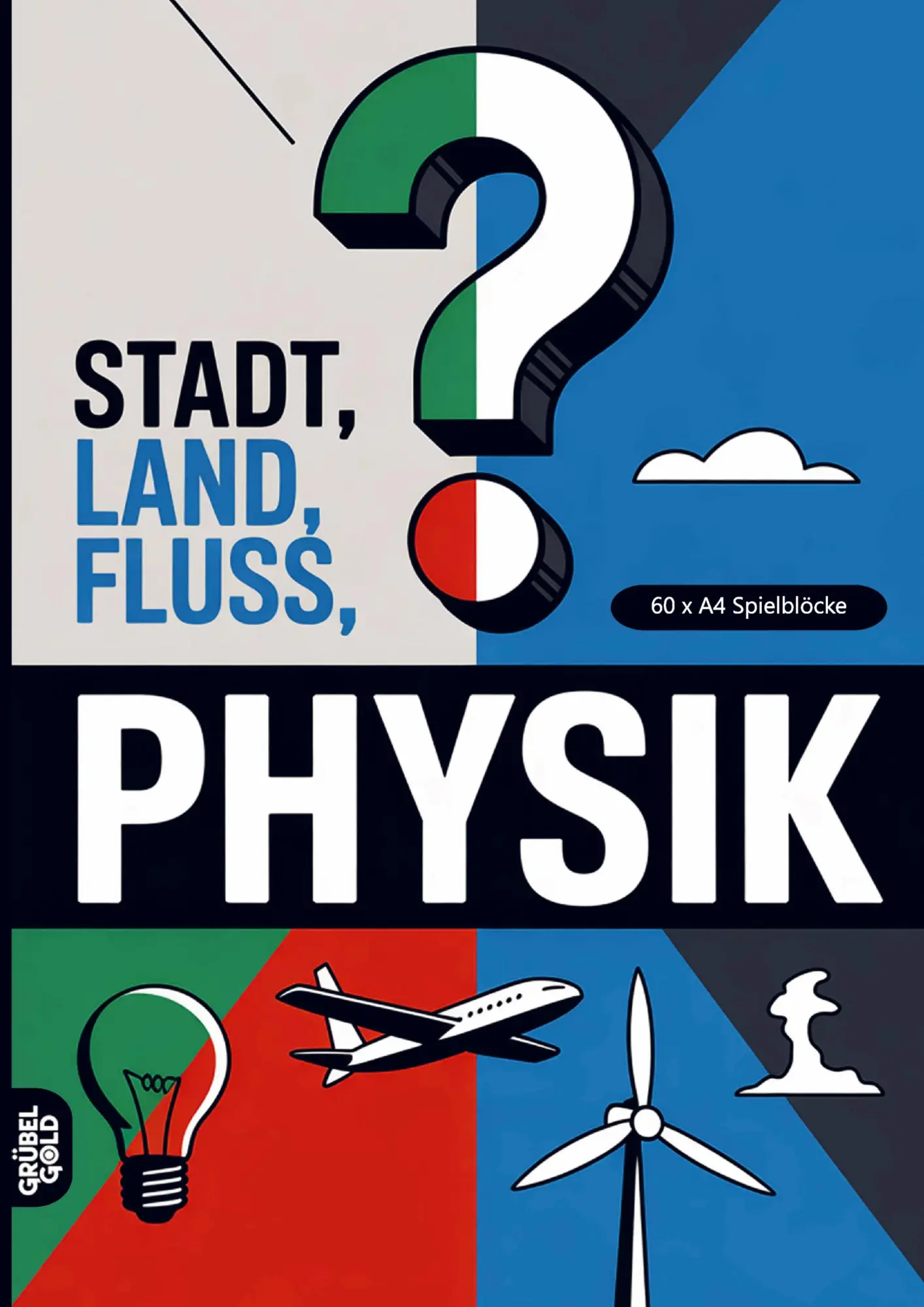 Cover: 9783693192238 | Stadt, Land, Fluss, Physik | Grübelgold Rätselhefte | Taschenbuch