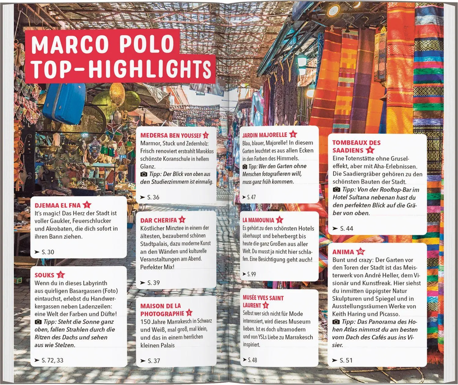 Bild: 9783829742238 | MARCO POLO Reiseführer Marrakesch | Muriel Brunswig | Taschenbuch