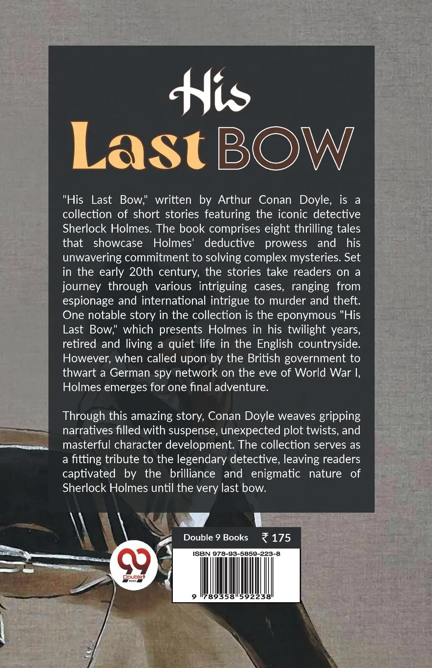 Rückseite: 9789358592238 | His Last Bow | Doyle Arthur Conan | Taschenbuch | Englisch | 2023