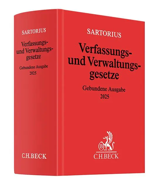 Cover: 9783406832338 | Verfassungs- und Verwaltungsgesetze | Carl Sartorius | Buch | 4630 S.