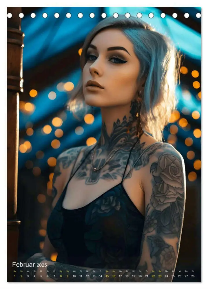 Bild: 9783435852338 | Tattoo Schönheiten - zwölf Monate, zwölf Frauen und jede Menge...