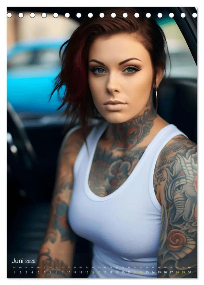 Bild: 9783435852338 | Tattoo Schönheiten - zwölf Monate, zwölf Frauen und jede Menge...
