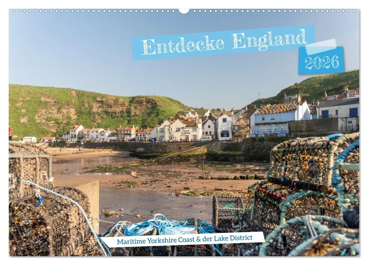 Cover: 9783457322338 | Entdecke England (Wandkalender 2026 DIN A2 quer), CALVENDO...