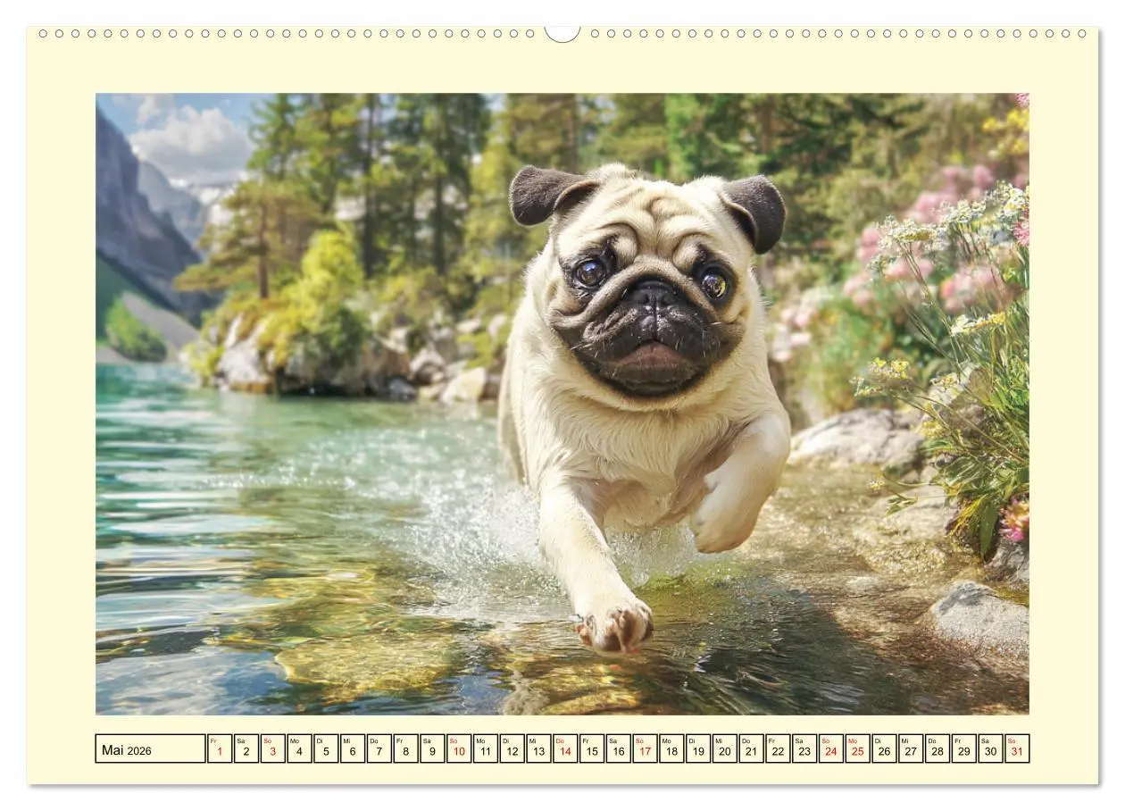 Bild: 9783457942338 | Mops trifft Berglust. Fidele Gipfelstürmer im Höhenrausch...