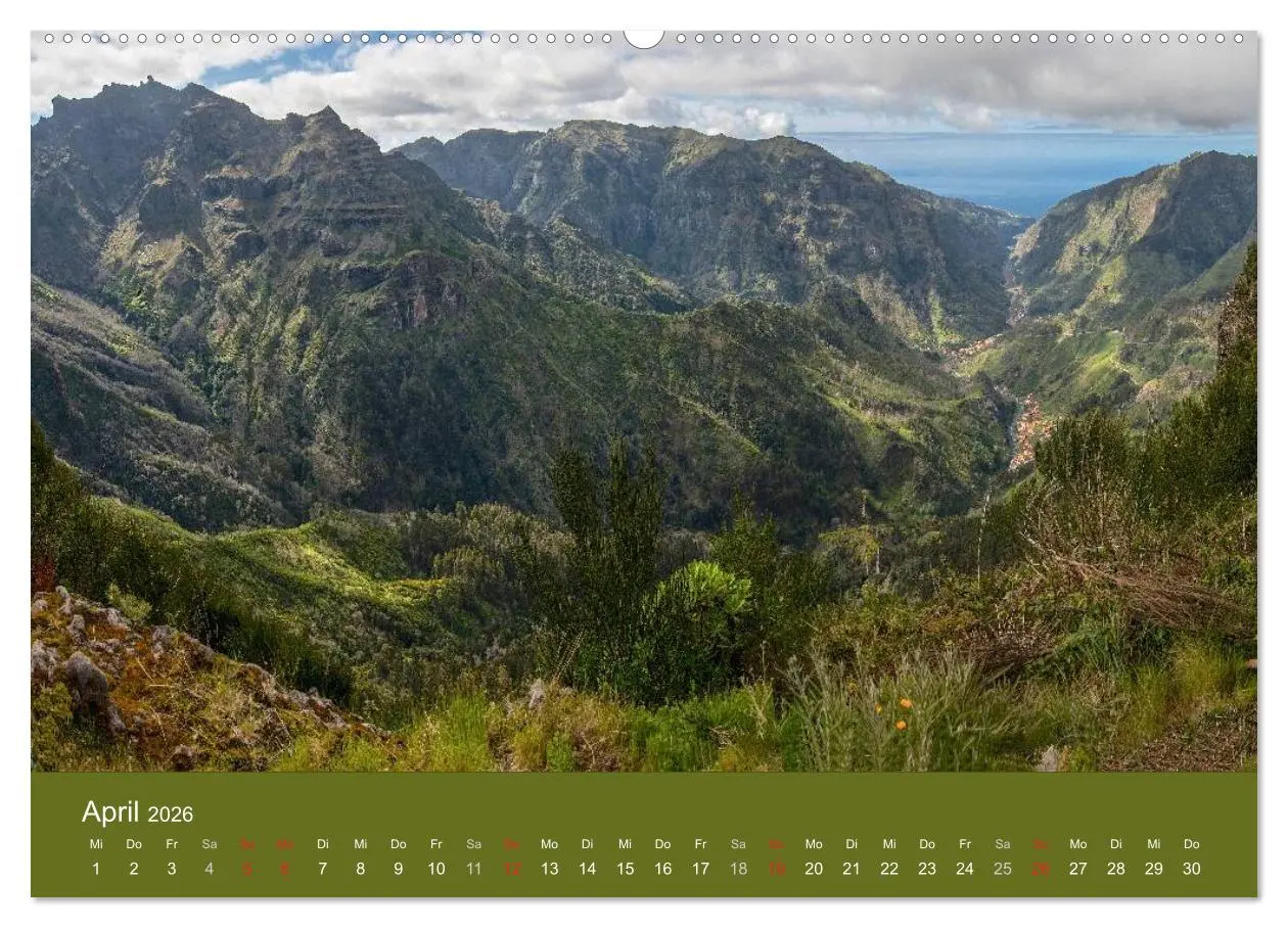 Bild: 9783516102338 | Zauberhaftes Madeira (hochwertiger Premium Wandkalender 2026 DIN A2...