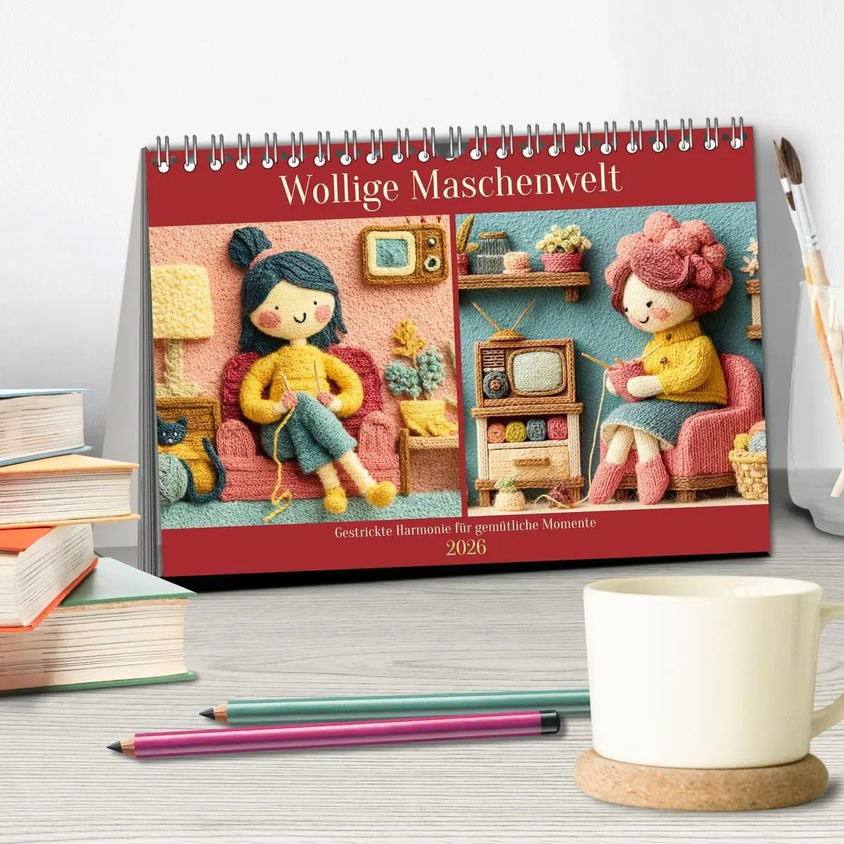 Bild: 9783516722338 | Wollige Maschenwelt. Gestrickte Harmonie für gemütliche Momente...