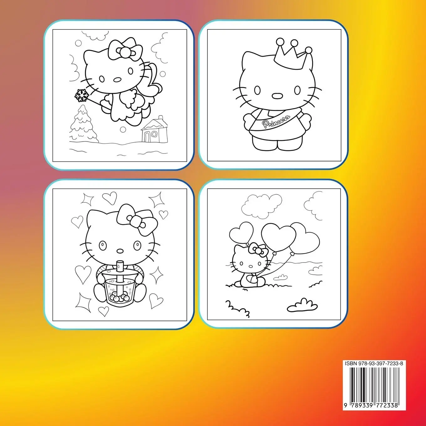 Rückseite: 9789339772338 | Hello Kitty Coloring Book | Howard D. McQuaid | Taschenbuch | Englisch