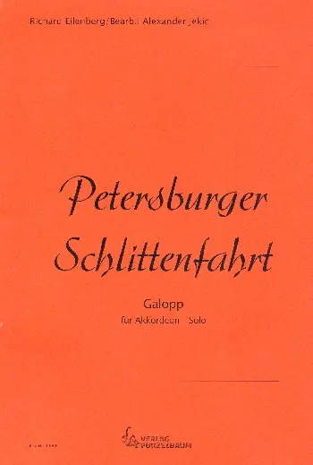 Cover: 9790502462338 | Petersburger Schlittenfahrt | Richard Eilenberg | Buch