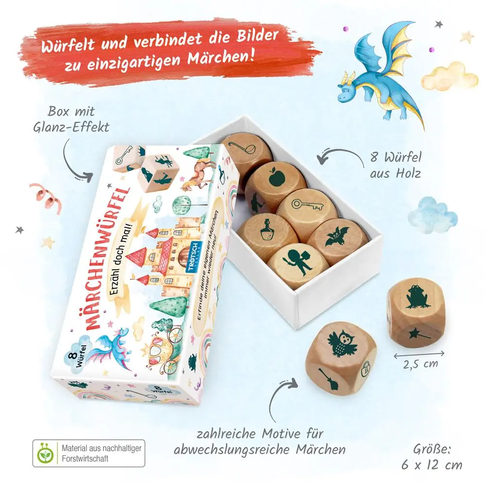 Bild: 4251901502438 | Trötsch Würfelset Märchenwürfel Erzähl doch mal | Co.KG | Spiel | 2022
