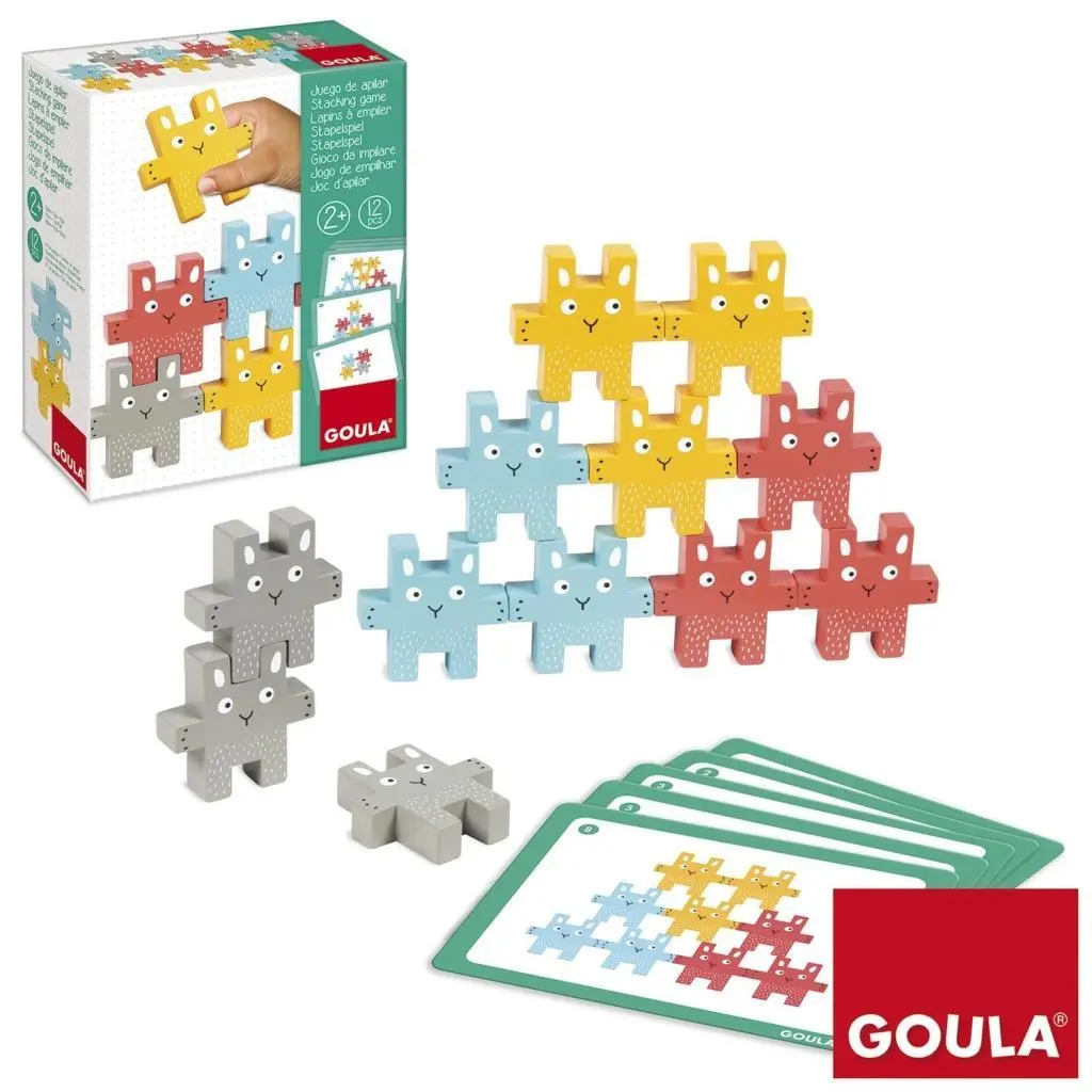 Cover: 8410446552438 | Goula Häschen-Stapelspiel 12-teilig | Spiel | 55243 | Deutsch | 2022