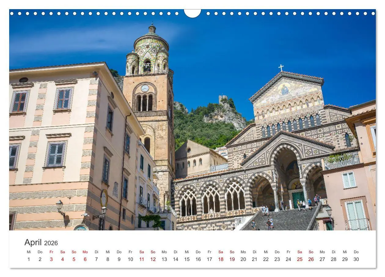 Bild: 9783457312438 | Malerische Amalfiküste (Wandkalender 2026 DIN A3 quer), CALVENDO...