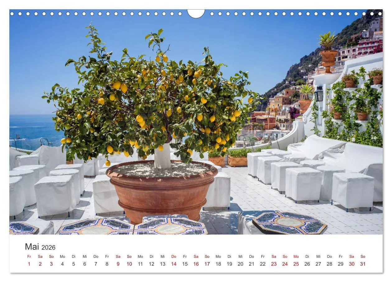 Bild: 9783457312438 | Malerische Amalfiküste (Wandkalender 2026 DIN A3 quer), CALVENDO...