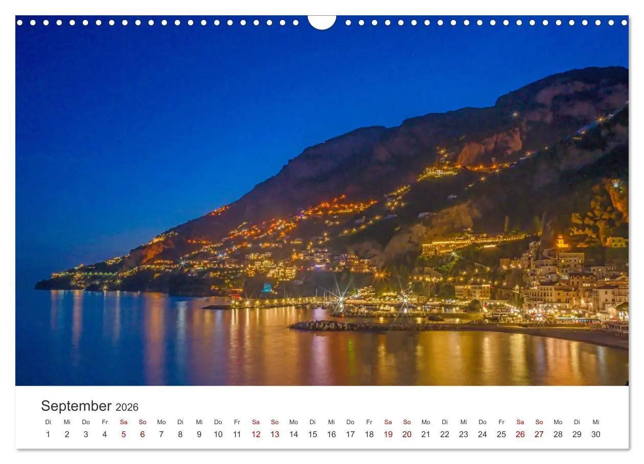 Bild: 9783457312438 | Malerische Amalfiküste (Wandkalender 2026 DIN A3 quer), CALVENDO...