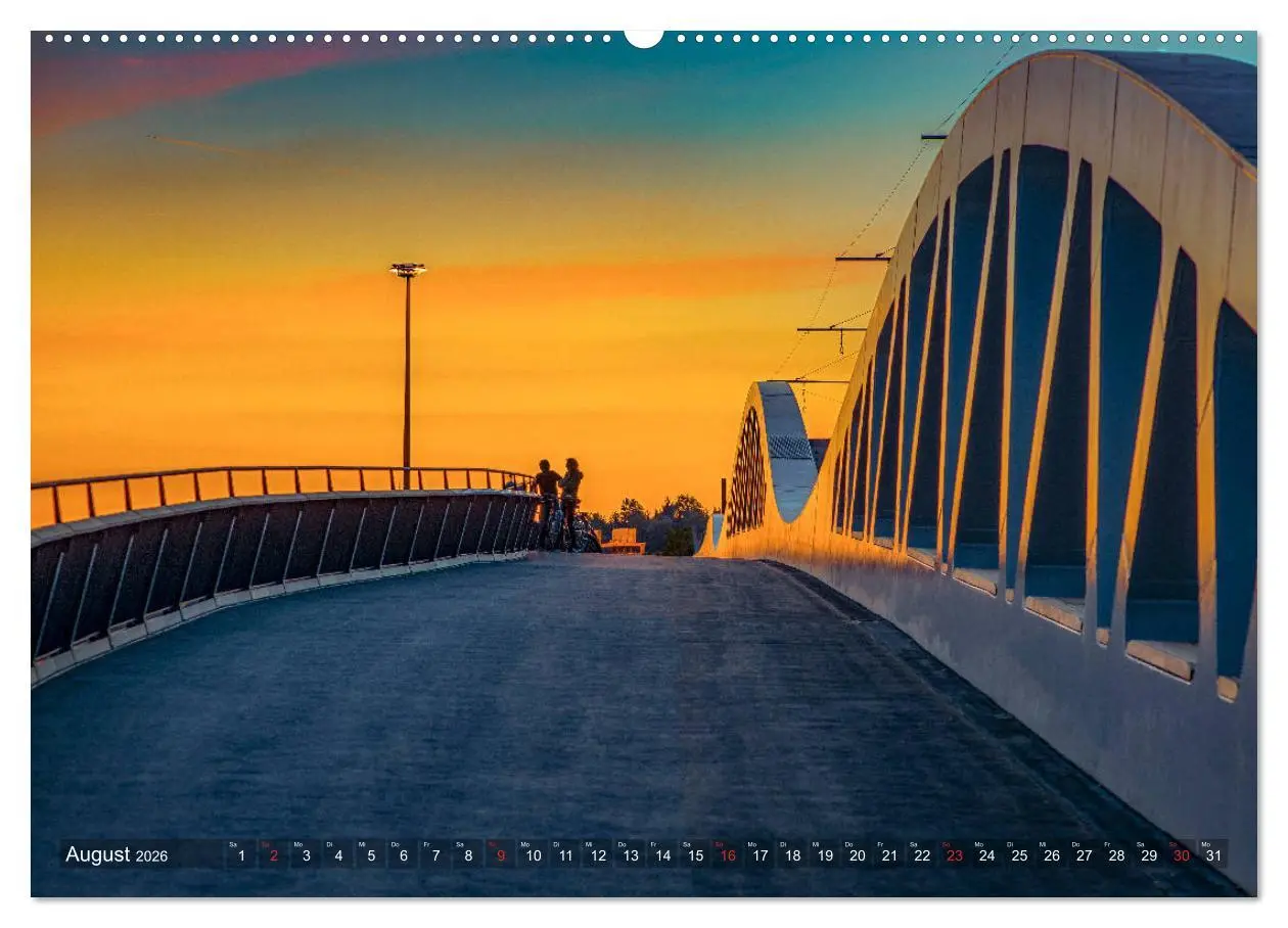 Bild: 9783457932438 | Ulm für Nachtspatzen (Wandkalender 2026 DIN A2 quer), CALVENDO...