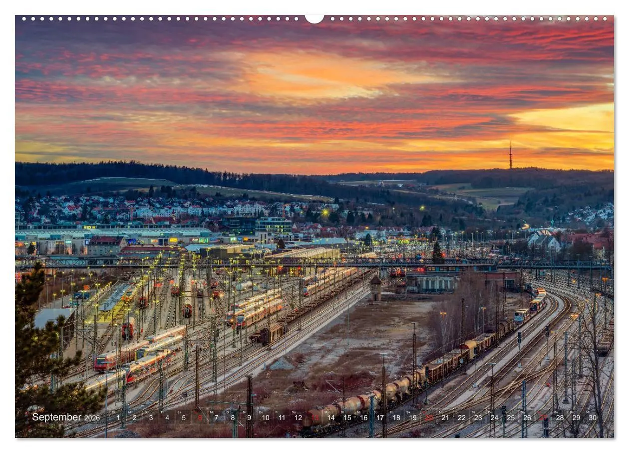 Bild: 9783457932438 | Ulm für Nachtspatzen (Wandkalender 2026 DIN A2 quer), CALVENDO...