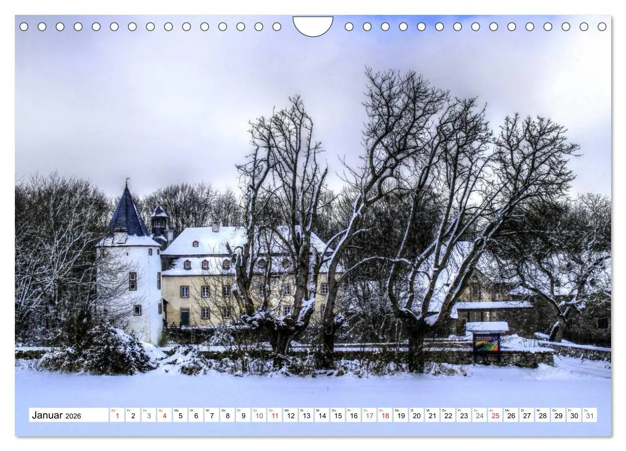Bild: 9783516022438 | Burgenland Eifel (Wandkalender 2026 DIN A4 quer), CALVENDO...