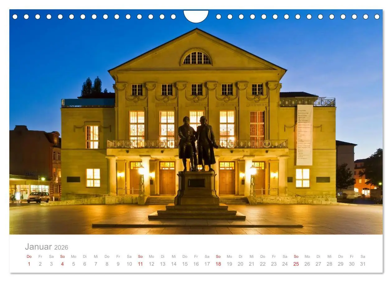 Bild: 9783516192438 | THÜRINGEN 2026 (Wandkalender 2026 DIN A4 quer), CALVENDO...