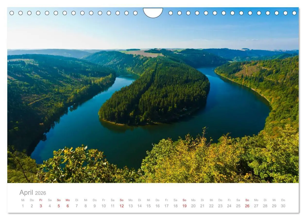 Bild: 9783516192438 | THÜRINGEN 2026 (Wandkalender 2026 DIN A4 quer), CALVENDO...