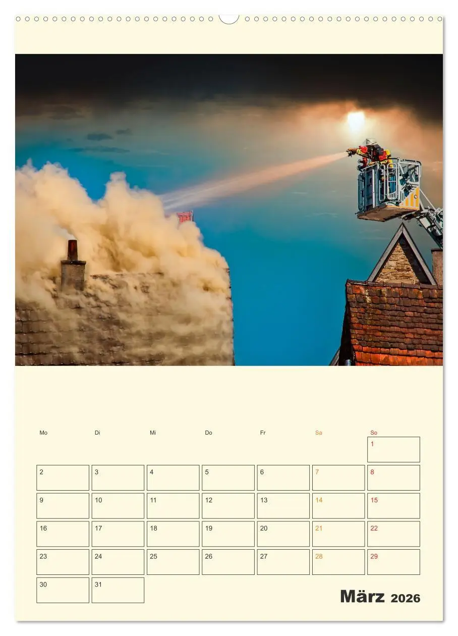 Bild: 9783516332438 | Feuerwehr - der Kalender (Wandkalender 2026 DIN A2 hoch), CALVENDO...