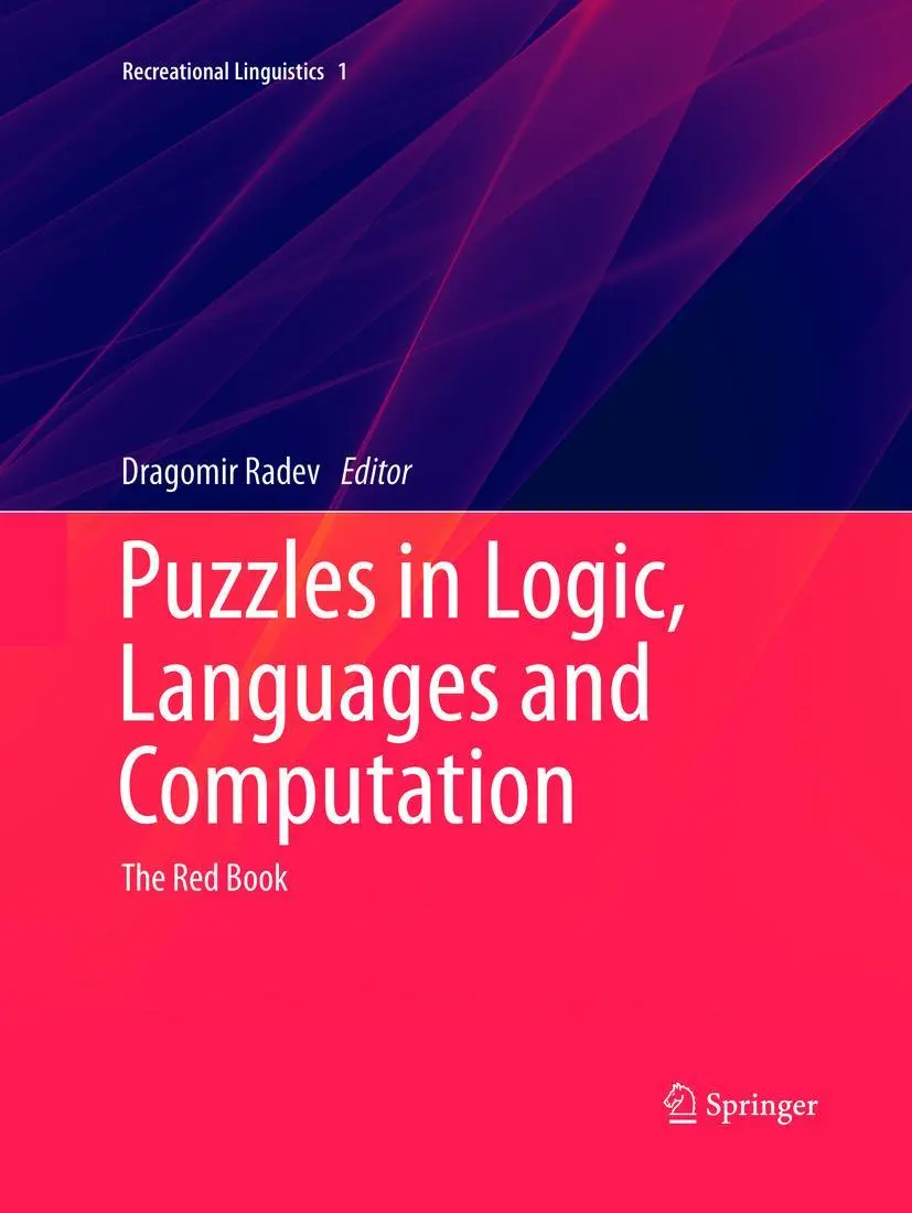 Cover: 9783642442438 | Puzzles in Logic, Languages and Computation | The Red Book | Radev