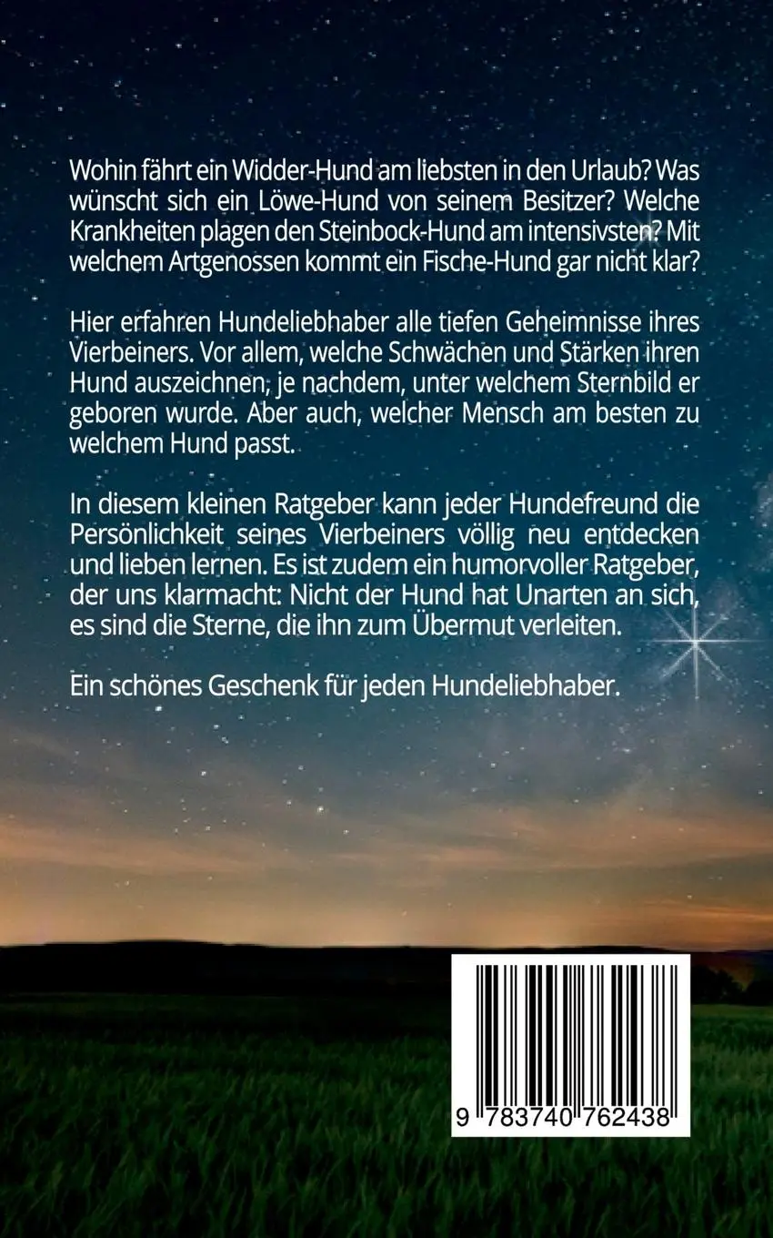 Rückseite: 9783740762438 | Das große Hunde-Horoskop | Antje Hebel | Taschenbuch | Paperback