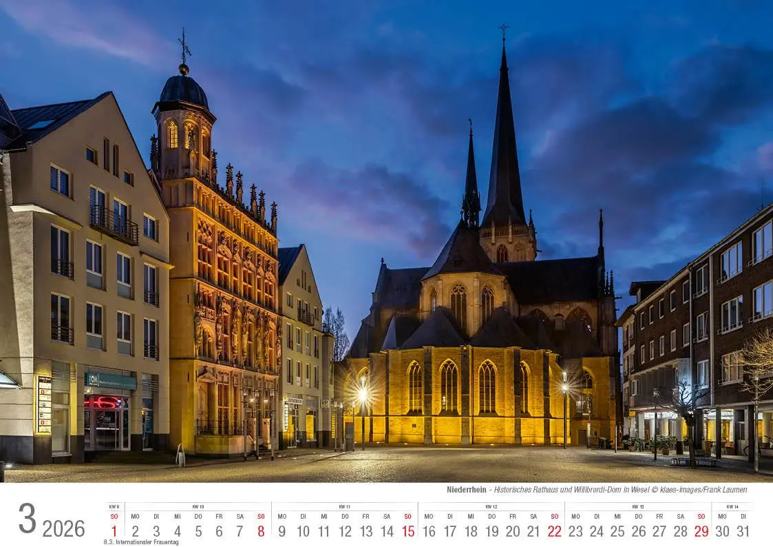 Bild: 9783965352438 | Niederrhein 2026 Bildkalender A4 Spiralbindung | Holger Klaes | 2026