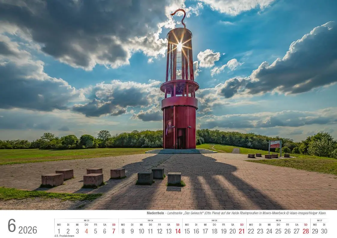 Bild: 9783965352438 | Niederrhein 2026 Bildkalender A4 Spiralbindung | Holger Klaes | 2026