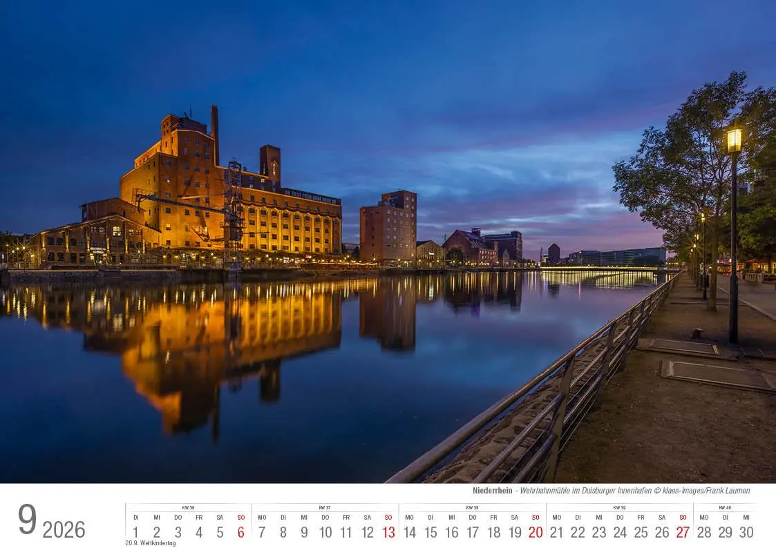 Bild: 9783965352438 | Niederrhein 2026 Bildkalender A4 Spiralbindung | Holger Klaes | 2026