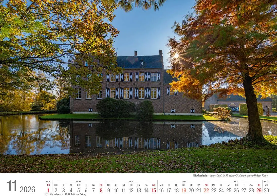 Bild: 9783965352438 | Niederrhein 2026 Bildkalender A4 Spiralbindung | Holger Klaes | 2026