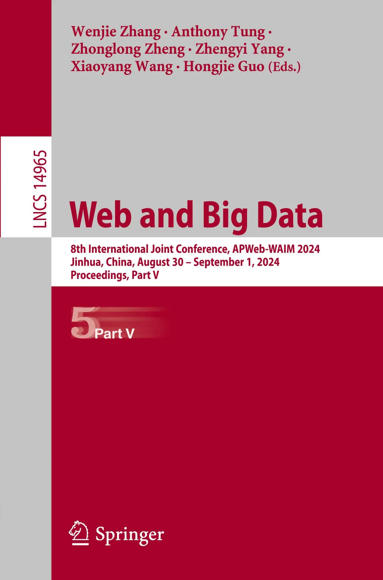 Cover: 9789819772438 | Web and Big Data | Wenjie Zhang (u. a.) | Taschenbuch | xix | Englisch