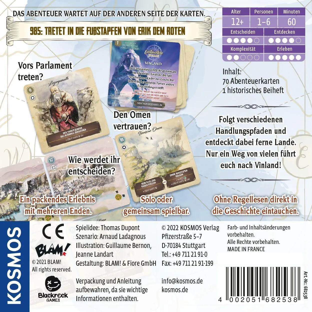 Bild: 4002051682538 | Cartaventura Vinland | Arnaud Ladagnous Thomas Dupont | Spiel | 682538