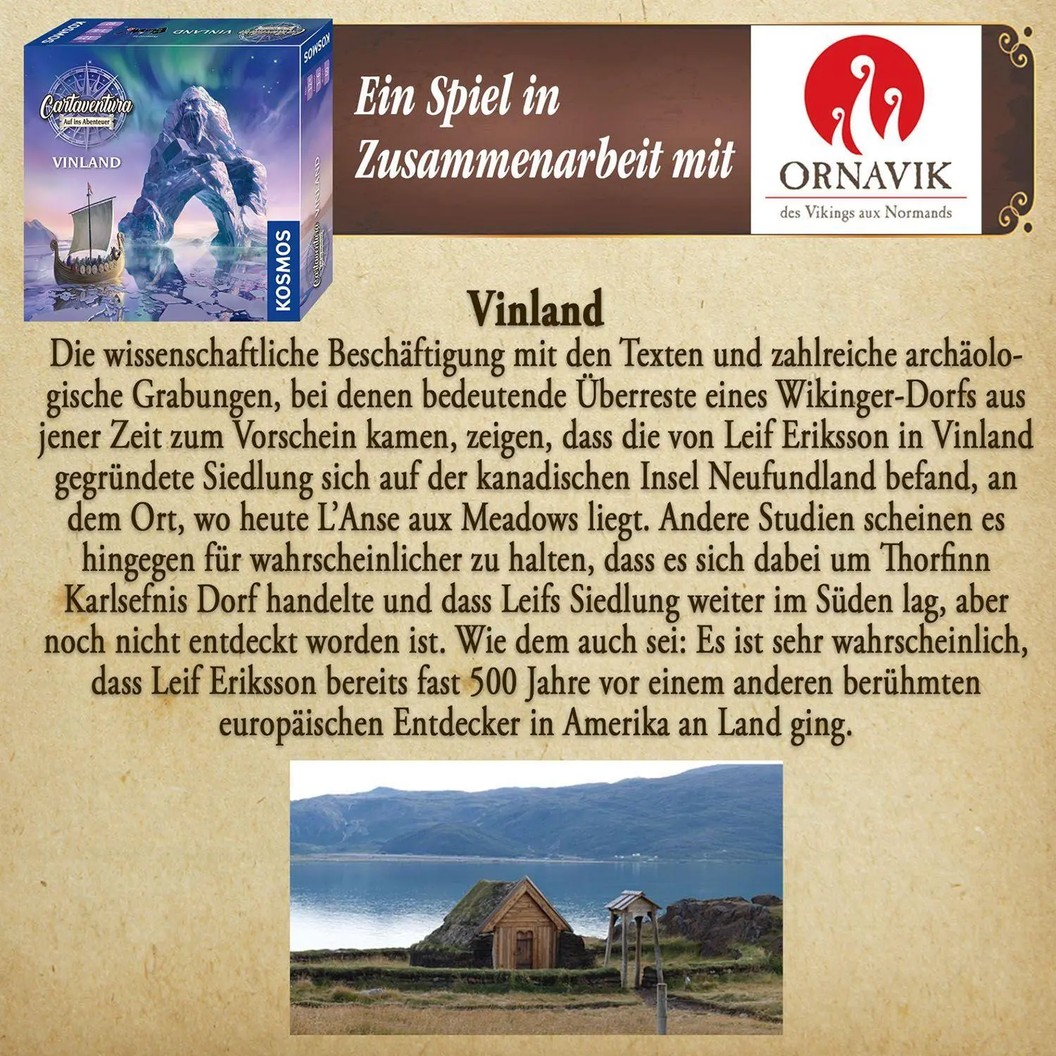 Bild: 4002051682538 | Cartaventura Vinland | Arnaud Ladagnous Thomas Dupont | Spiel | 682538