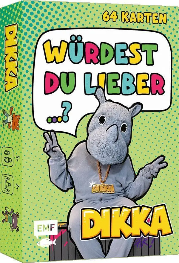 Cover: 4260478342538 | Kartenspiel: Würdest du lieber...? Nashornstarke Fragen für Kids...
