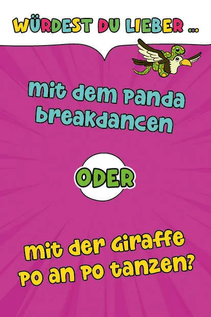 Bild: 4260478342538 | Kartenspiel: Würdest du lieber...? Nashornstarke Fragen für Kids...