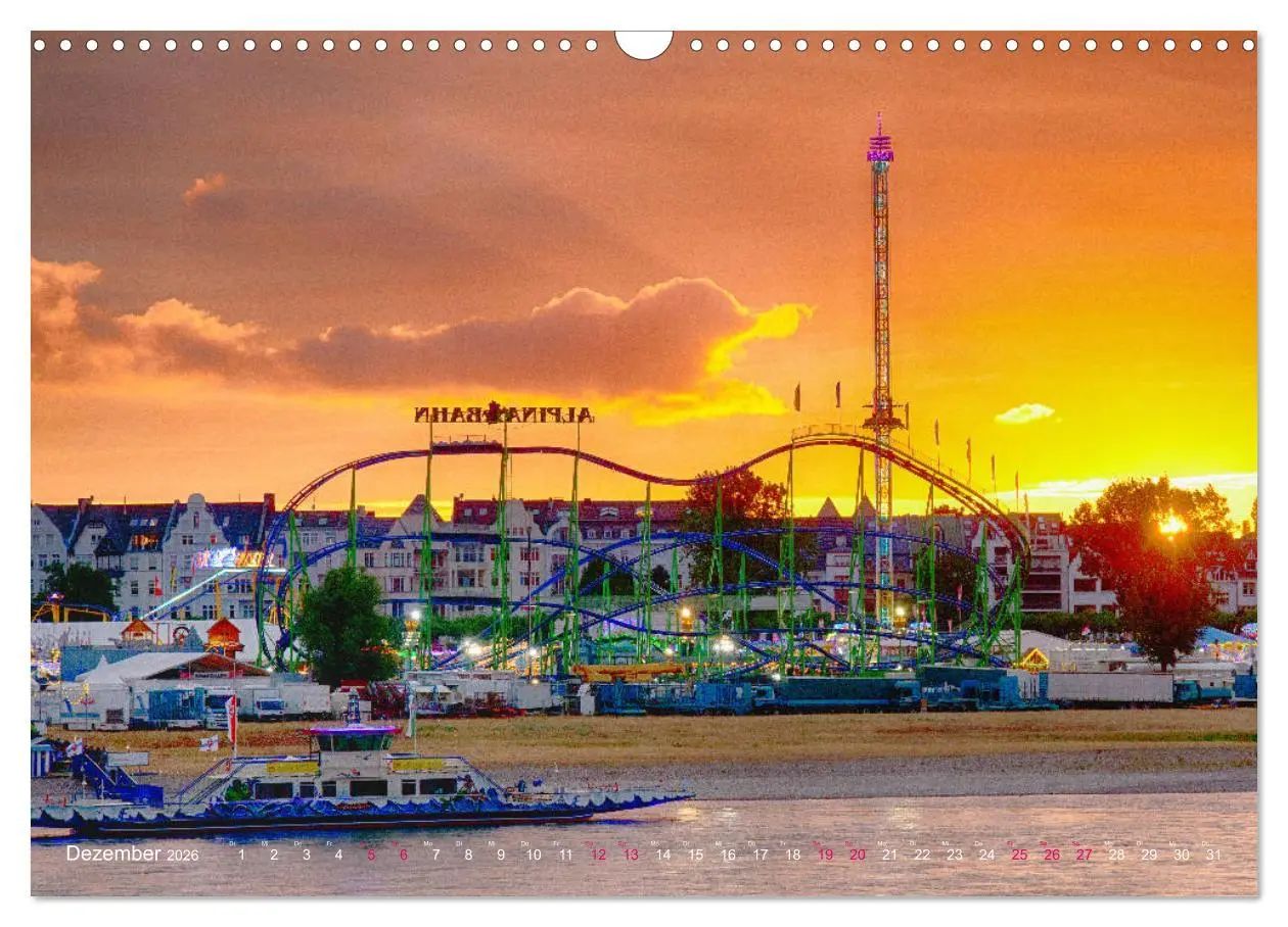 Bild: 9783457782538 | Rheinkirmes in Düsseldorf (Wandkalender 2026 DIN A3 quer), CALVENDO...