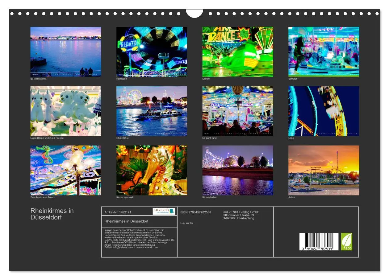Bild: 9783457782538 | Rheinkirmes in Düsseldorf (Wandkalender 2026 DIN A3 quer), CALVENDO...