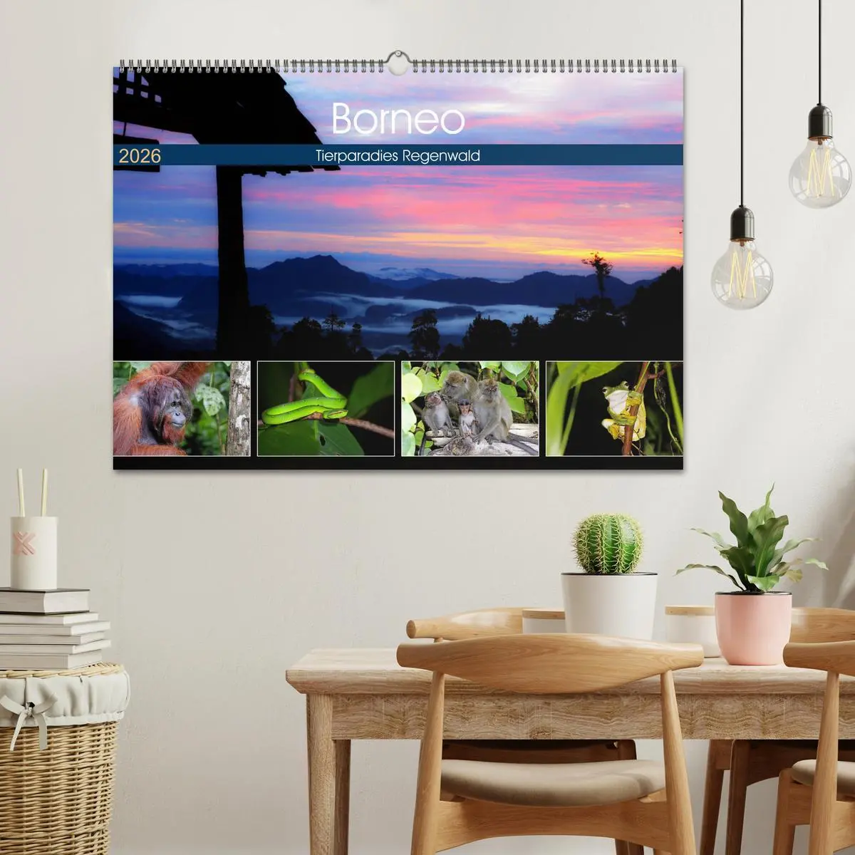 Bild: 9783457852538 | Borneo - Tierparadies Regenwald (Wandkalender 2026 DIN A2 quer),...