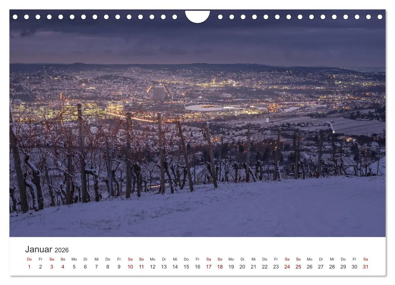 Bild: 9783457922538 | Stadtblick Stuttgart (Wandkalender 2026 DIN A4 quer), CALVENDO...