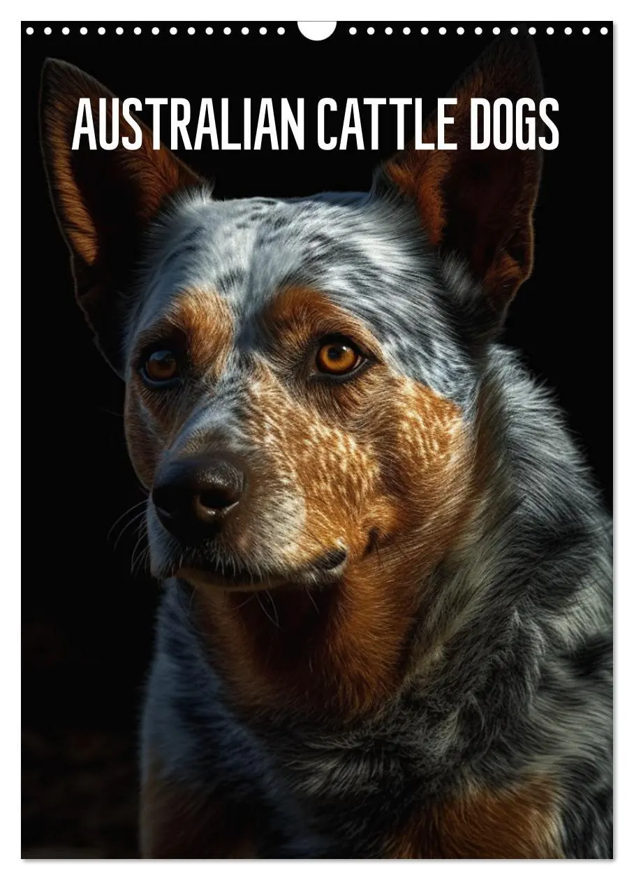 Cover: 9783516322538 | Australian Cattle Dogs (Wandkalender 2026 DIN A3 hoch), CALVENDO...
