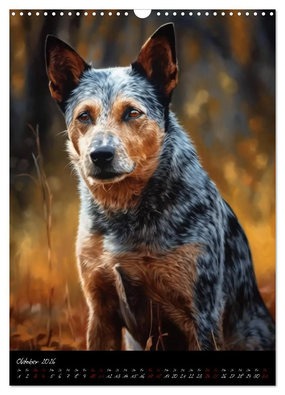 Bild: 9783516322538 | Australian Cattle Dogs (Wandkalender 2026 DIN A3 hoch), CALVENDO...