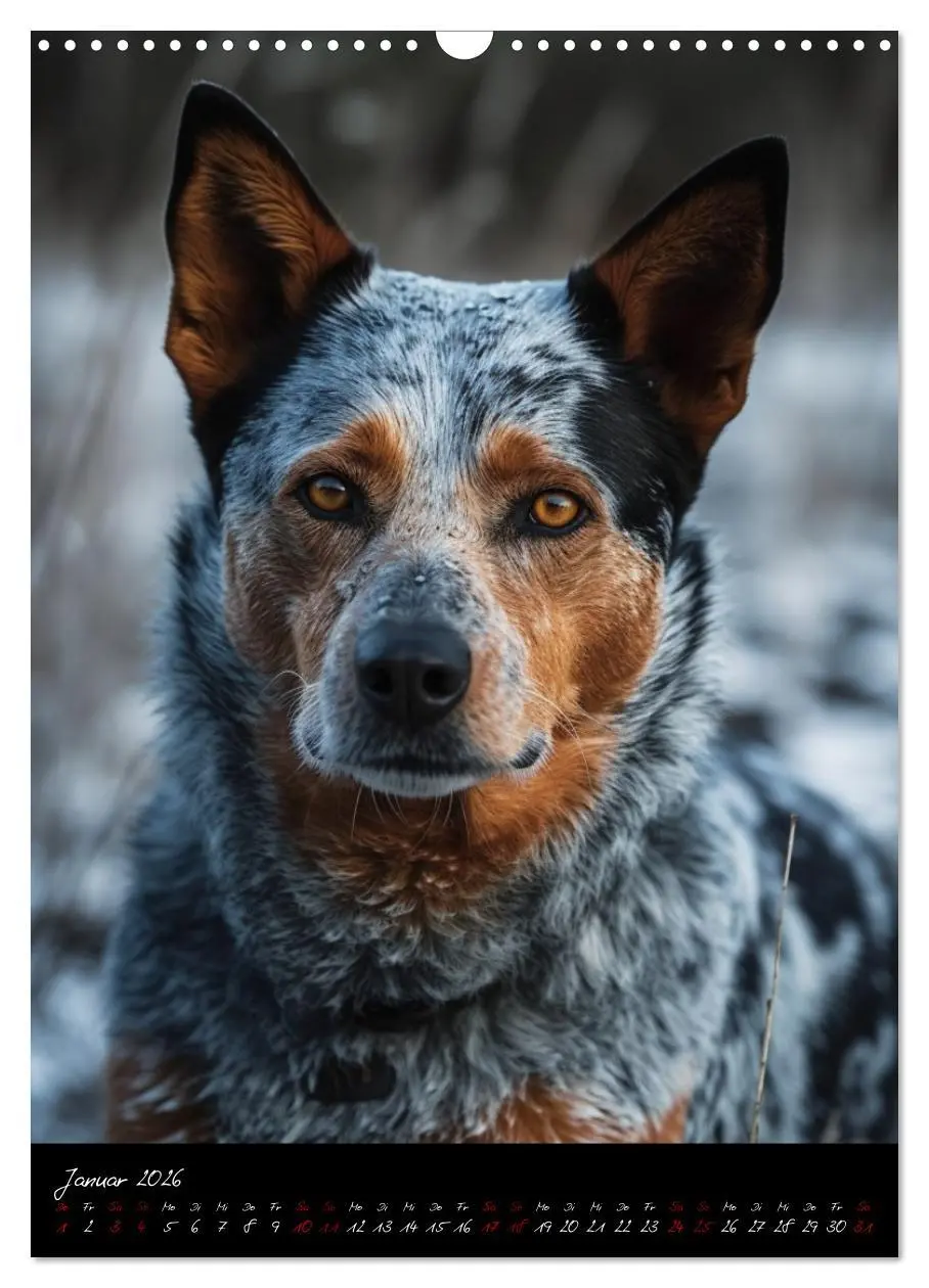 Bild: 9783516322538 | Australian Cattle Dogs (Wandkalender 2026 DIN A3 hoch), CALVENDO...