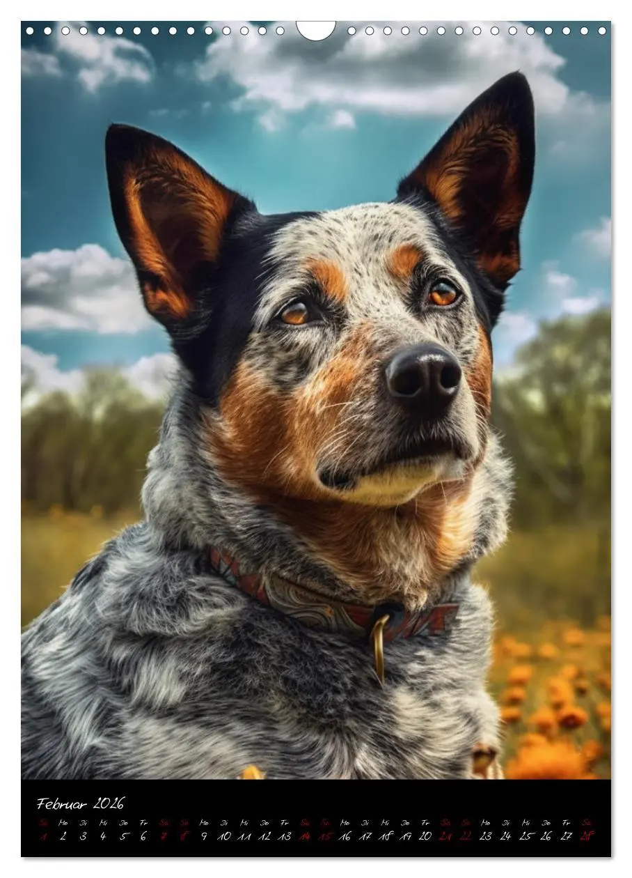 Bild: 9783516322538 | Australian Cattle Dogs (Wandkalender 2026 DIN A3 hoch), CALVENDO...