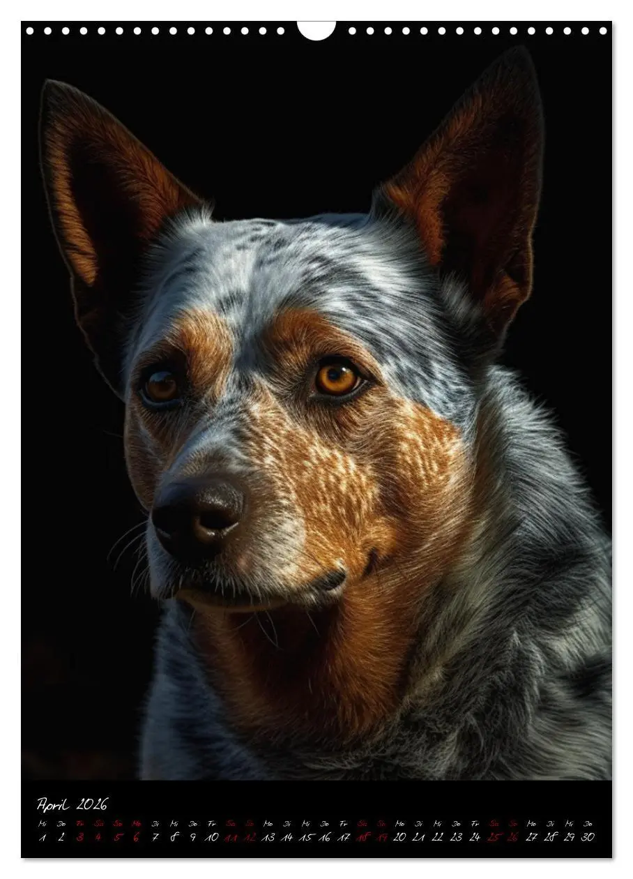 Bild: 9783516322538 | Australian Cattle Dogs (Wandkalender 2026 DIN A3 hoch), CALVENDO...