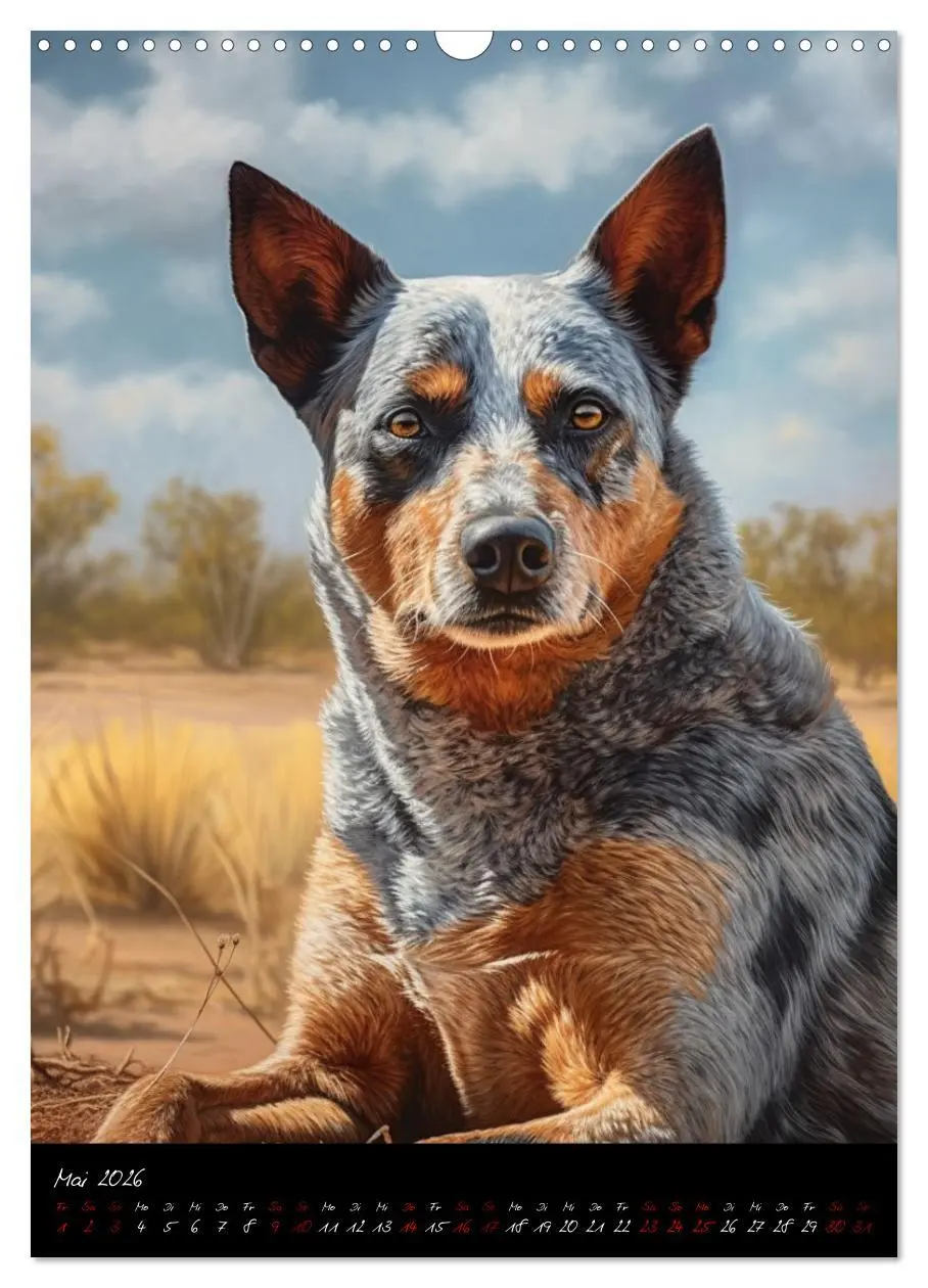 Bild: 9783516322538 | Australian Cattle Dogs (Wandkalender 2026 DIN A3 hoch), CALVENDO...