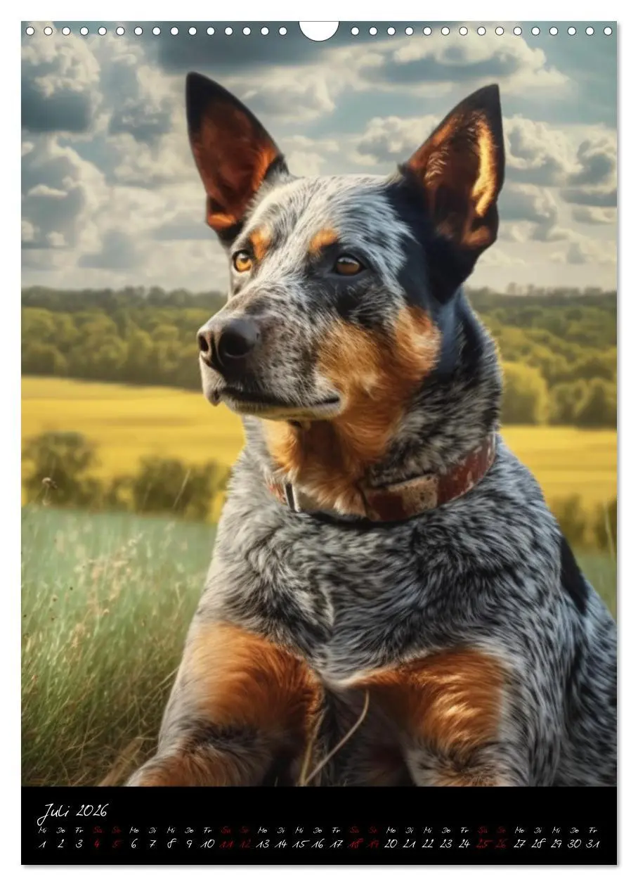 Bild: 9783516322538 | Australian Cattle Dogs (Wandkalender 2026 DIN A3 hoch), CALVENDO...