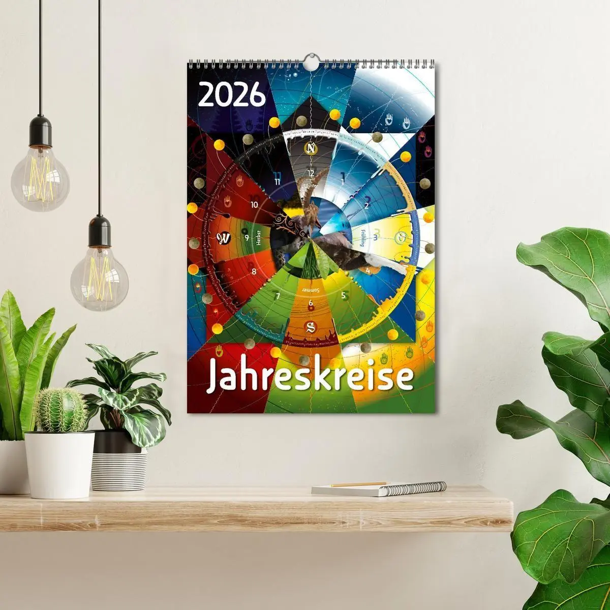 Bild: 9783516632538 | Jahreskreise (Wandkalender 2026 DIN A3 hoch), CALVENDO Monatskalender