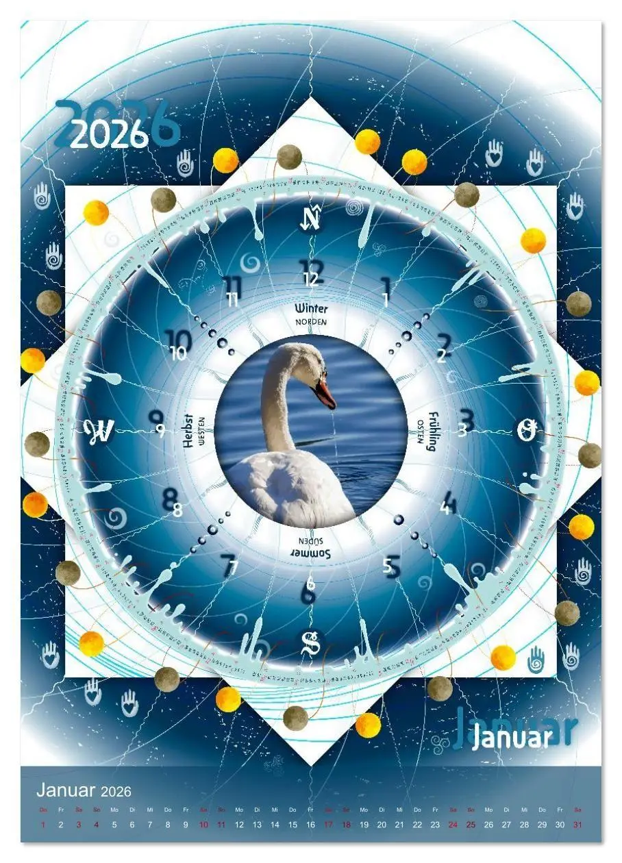 Bild: 9783516632538 | Jahreskreise (Wandkalender 2026 DIN A3 hoch), CALVENDO Monatskalender